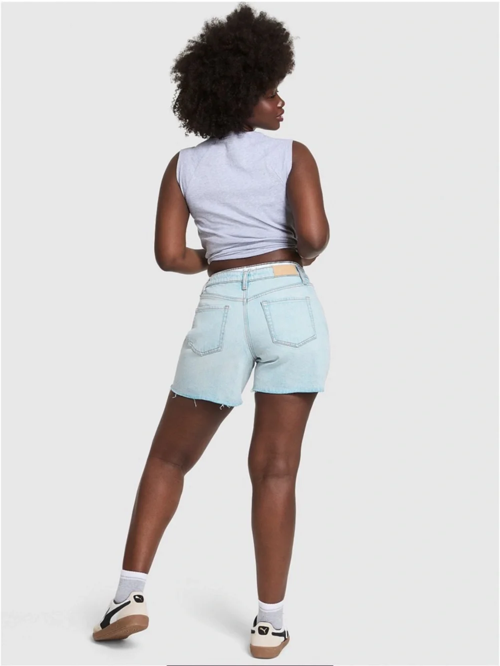 VS PINK DENIM 90s BAGGY SHORTS SIZE 20 NWT